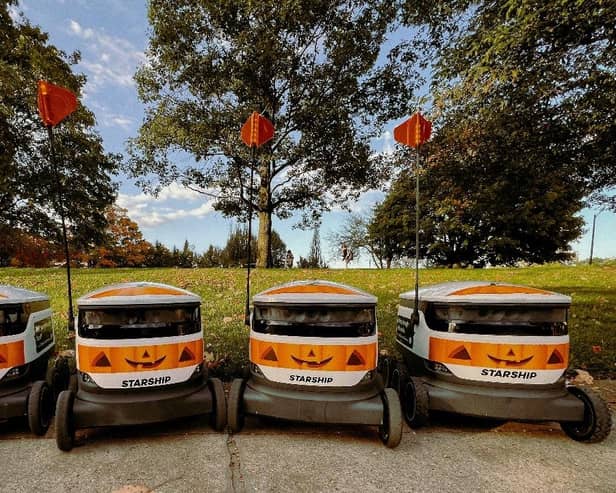 The elusive pumpkin robots are on the loose in Milton Keynes - and there's a reward if you spot one