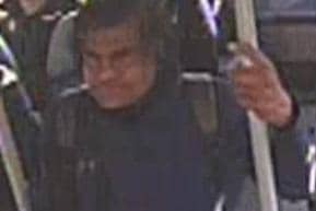 Police would like to speak to this man in connection with a sexual assault on the number six bus travelling between Bletchley and Wolverton