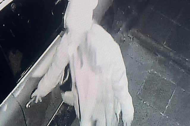 Residents posted CCTV photos of a mystery person trying to open their car doors at night