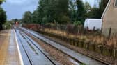 Heavy rainfall has waterlogged the Marston Vale line between Bedford and Bletchley - forcing it to close