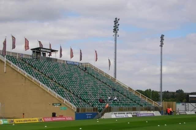 The hockey stadium could seat up to 9000 people in Central Milton Keynes