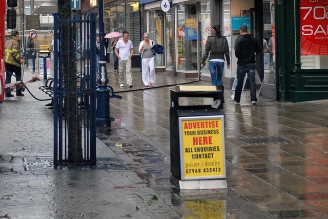 Were you there when storm floods hit shops in South Shields in 2009?