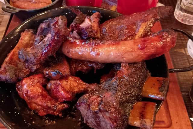 The Hickory's sharing platter in all its glory!
