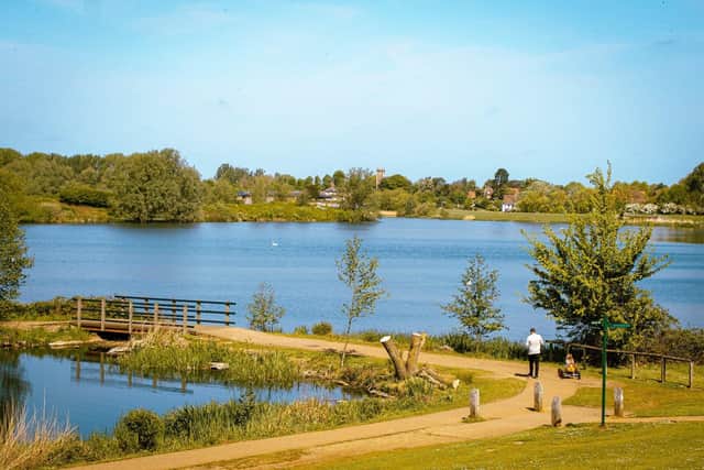 Supervised open water swimming sessions are available at Willen Lake for those who want to swim safely
