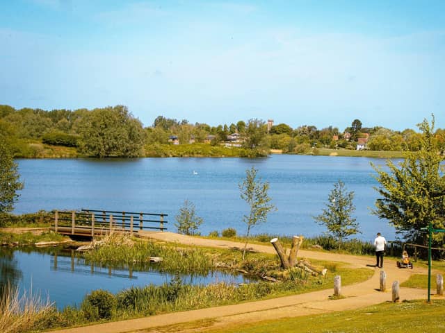 Supervised open water swimming sessions are available at Willen Lake for those who want to swim safely