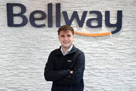 Ollie Wynne-Williams has been highly commended in Bellway’s Apprentice of the Year Awards.