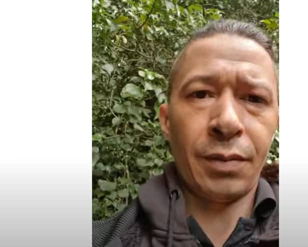 Shane DaSilva Anderson,  38,  has been living rough on an island in the middle of a Milton Keynes lake for more than a year now.