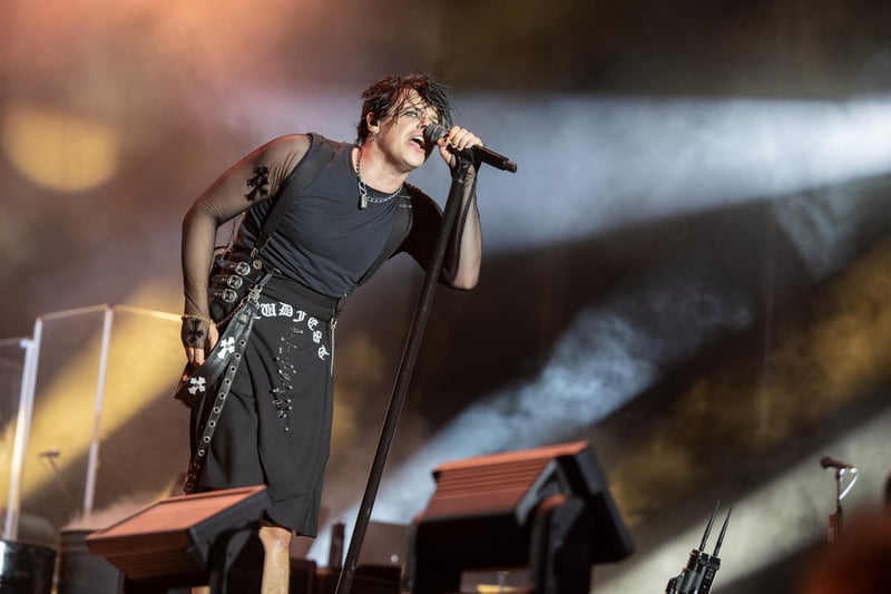 Yungblud on stage at Bludfest at The National Bowl, Milton Keynes on Sunday, August 12, 2024. Photo by David Jackson