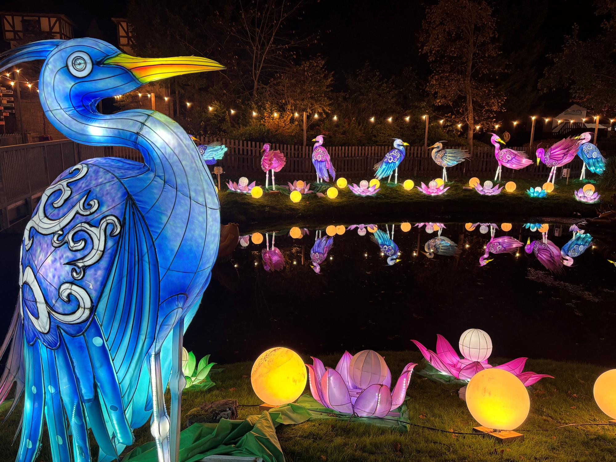 Popular light festival returns to a Milton Keynes theme park