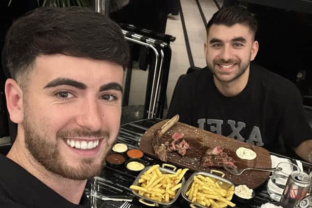 Callum Ryan  at Nusr-Et Steakhouse in Turkey