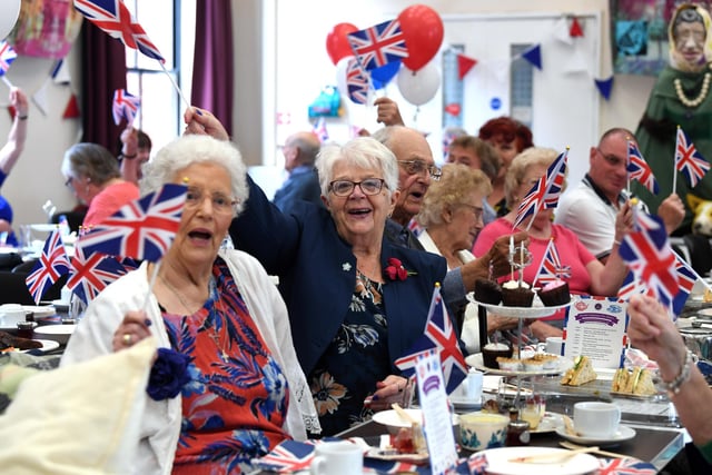 A great time was had by all at a Jubilee party at The Old Bathhouse, Wolverton