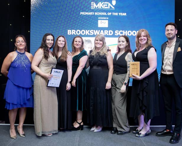 Award winners with host Matthew Burton