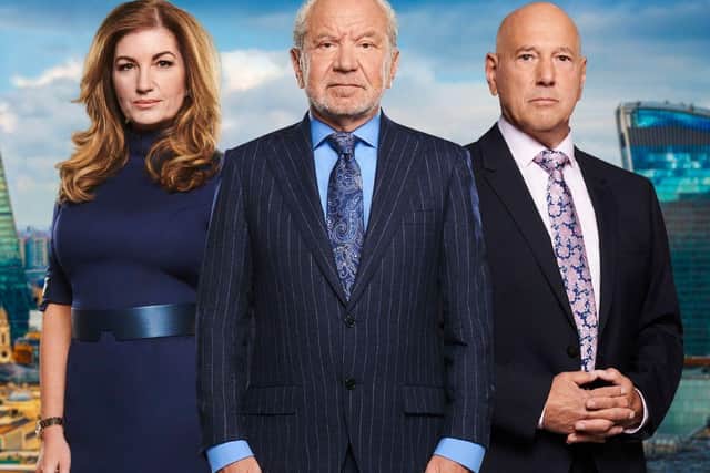 Lord Alan Sugar and his team on The Apprentice