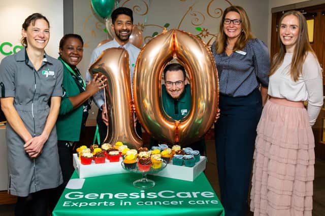 GenesisCare Milton Keynes centre staff celebrate 10th anniversary