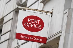 A Post Office sign. (Photo from Aaron Chown/PA Wire )