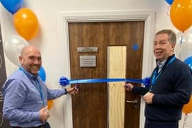 IMServ's ribbon-cutting ceremony led by CEO Steve Brown.  