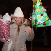 The Lantern Parade on Saturday set off as it got dark with all the family enjoying in the fun