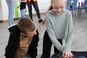 Children become mini medics at Amazon fulfilment centre in Milton Keynes
