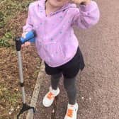Little Indija came up with the idea of picking up all the litter around a popular Milton Keynes roundabout. She and her mum collected five full bags of rubbish
