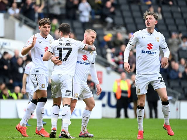 MK Dons are a firm favourite with the bookies to win promotion to League One next season.