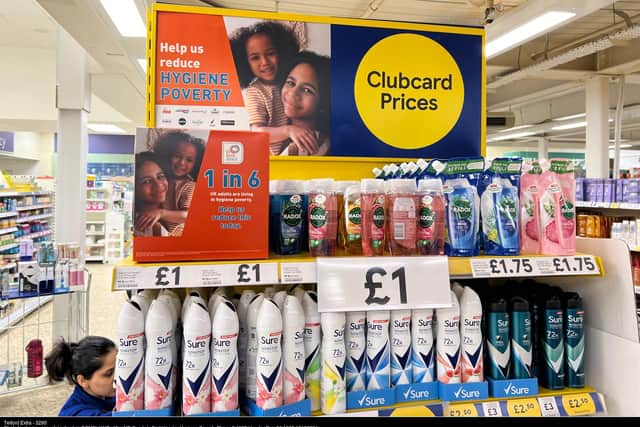 Tesco stores in MK are helping hygiene poverty