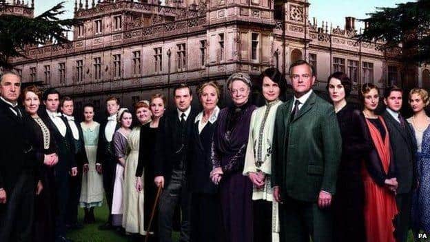 The cast of the hugely popular Downton Abbey