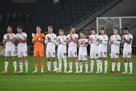 MK Dons could go unchanged tomorrow for the visit of the Robins to Stadium MK