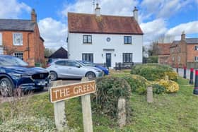 The house is right on The Green in the heart of Great Horwood
