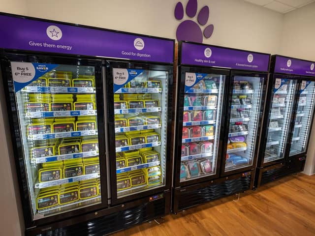 Jollyes raw frozen food ‘shop-in-shop’