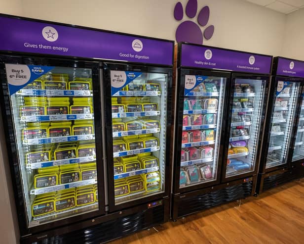 Jollyes raw frozen food ‘shop-in-shop’