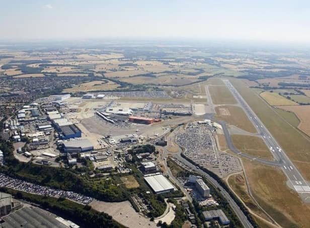 Luton Airport's runway has been closed because of heat damage