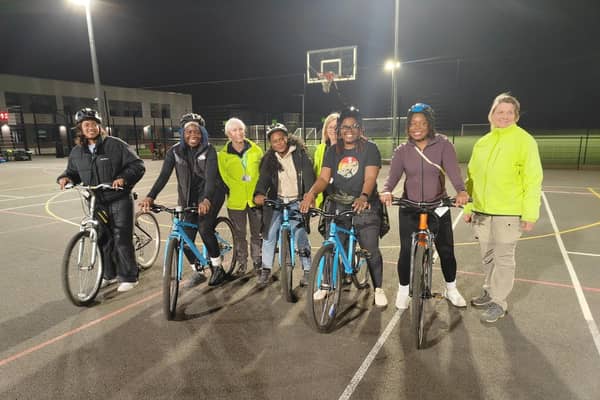 Women's Cycle Training at Glebe Farm School