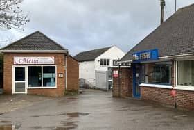 Entrance to the proposed parking court for Flitt Leys Close. Photo: LDRS