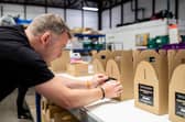 Getting the Meals boxes ready