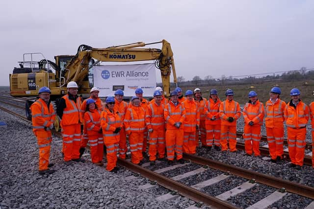 A major track milestone has been completed.