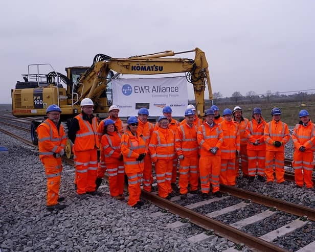 A major track milestone has been completed.