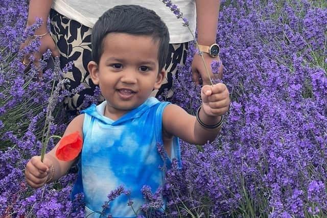Little Ewaan Vipin Koottunkal miraculously suffered no lasting damage