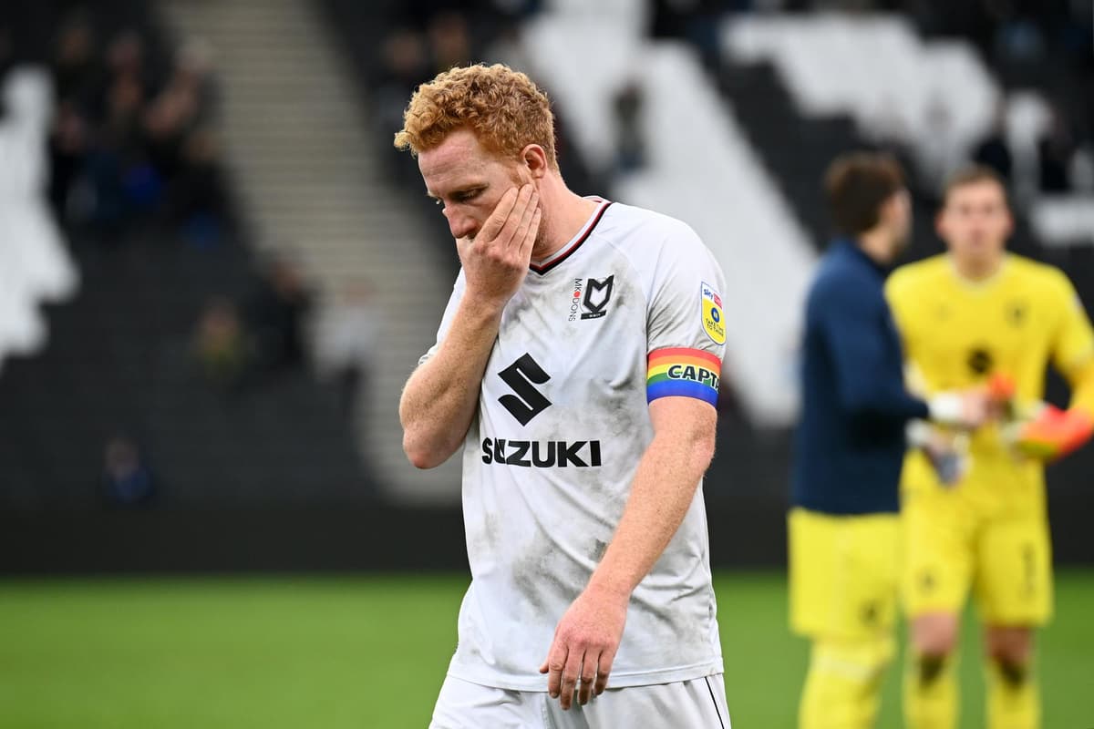 Toby Lock Toby Lock's MK Dons player rating photos after losing to Wycombe Wanderers