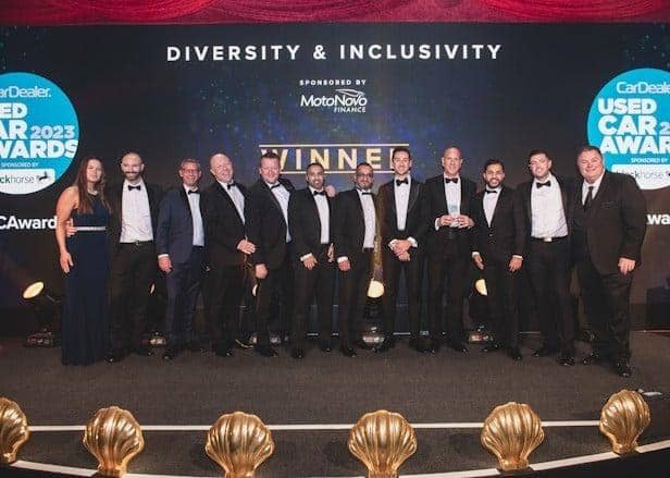 The Steven Eagall team celebrated the award at a ceremony in London on Monday  (27/11)