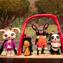 The cast of Bing's Birthday