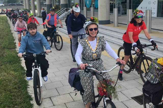 Mayor leads May ride through CMK