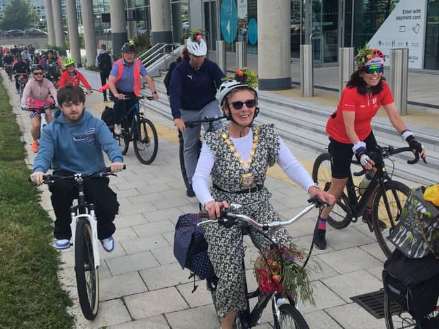 Mayor leads May ride through CMK