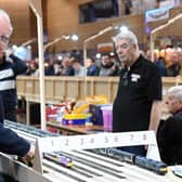 Pete Waterman broke a world record at the MK show with the biggest ever portable 00 gauge layout