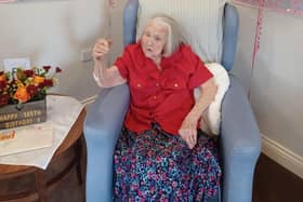 Sylvia Way celebrates her 105th birthday