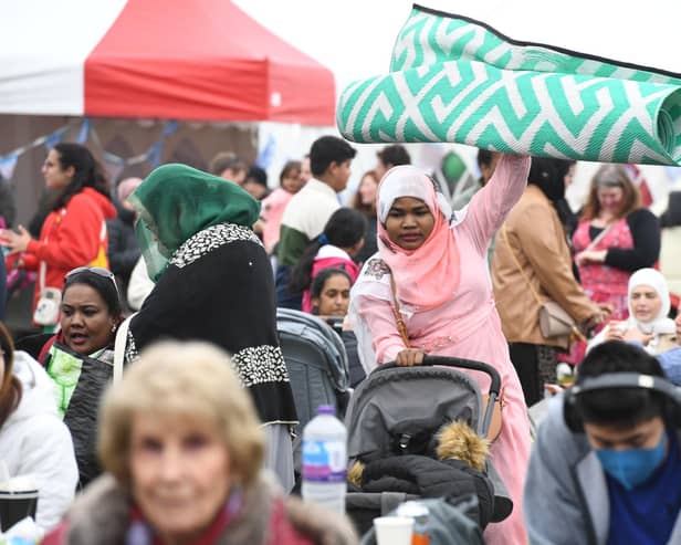The festival drew large crowds