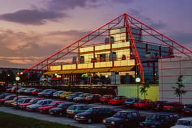 The Point at Milton Keynes, England, photo from Patrick McCarthy/ Alamy Stock Photo