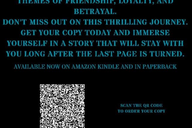 poster with QR code to by your copy