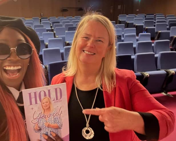 Mandy Legg launches her book "Hold Onto Yourself" along with Ife Thomas who wrote the Foreword.