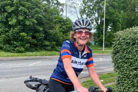 61-year-old Lynn McBrearty is cycling 2,000 miles to help the YMCA in Milton Keynes