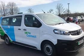 An MK Connect minibus
